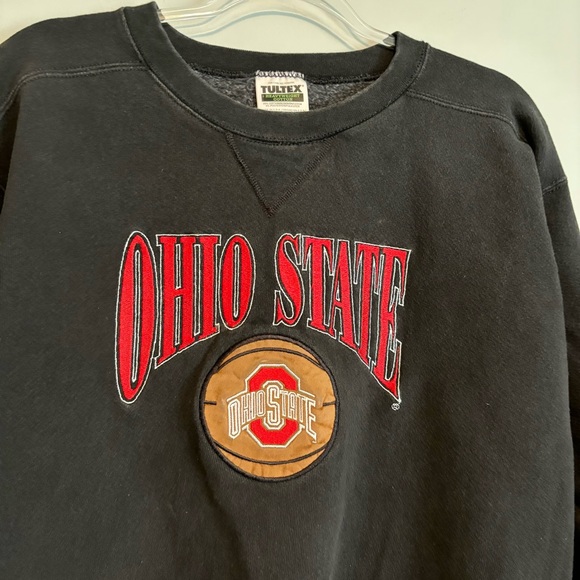 Vintage Ohio State NCAA Crewneck Basketball Sweatshirt Small USA 90s Pullover - Picture 2 of 13